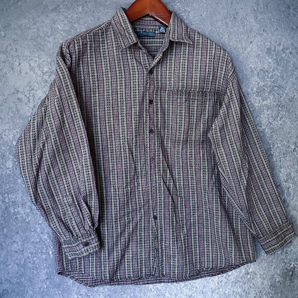 Woven Cotton Shirt, Men's XL